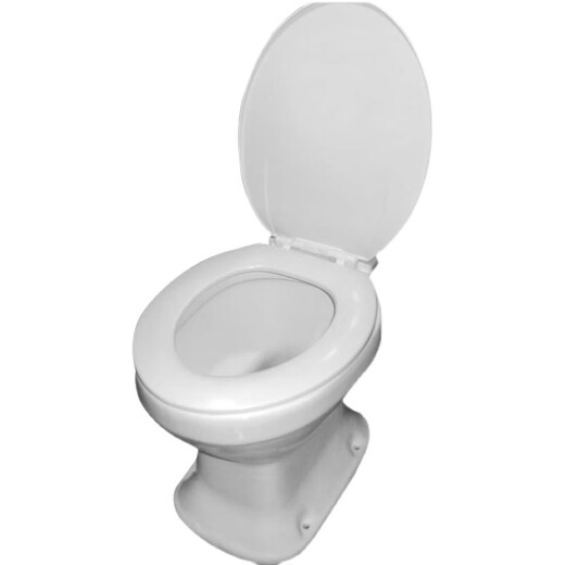 Dry toilet toilet for the elderly, ceramic toilet for pregnant women, rural toilet, pit toilet, straight-through toilet, flush-free toilet, large square mouth + upgraded thickened slow-down cover 220mm