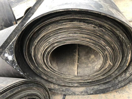 Old nylon conveyor belt cattle and sheep trough rubber plate paving car bottom wear-resistant rubber mat workshop floor flat steel wire 1.15 meters wide (68 thick) price per meter