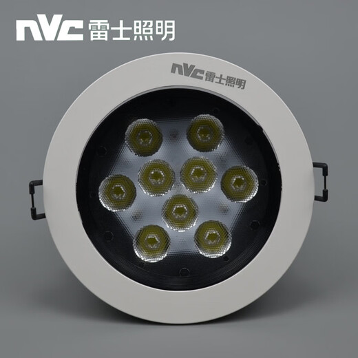 NVC Lighting NVC Foco de Techo LED NLED133D135D137D139D4W7W9 NLED139D-12W-4000K - Apertura 12cm