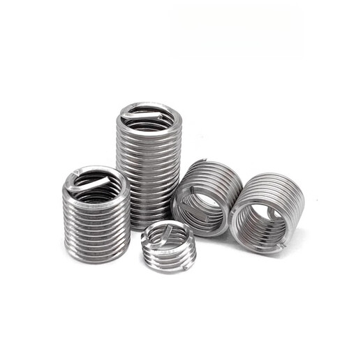 RSRDDY Chengdejing 304 stainless steel threaded sleeve steel wire threaded sleeve threaded brace protective sleeve screw M216 set steel sleeve M2*0 points 4*1D10 grains 2mm