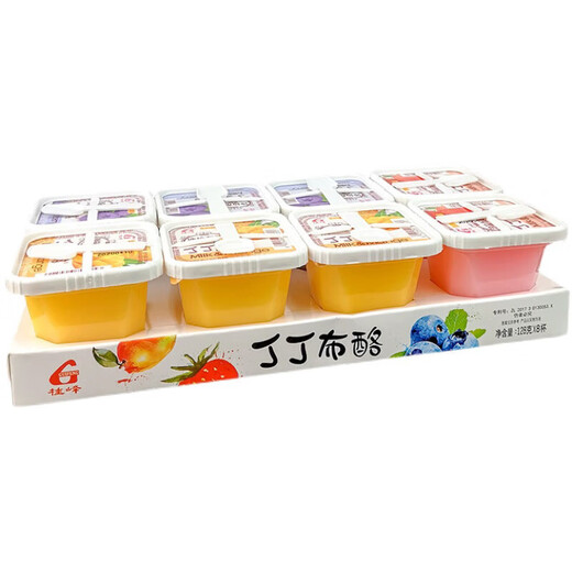 Dingtub fromage gelée collation fraise mangue saveur de mangue suce de gelée d'été excitante acheter 12 obtenez 12128g * 24 boîtes (3 assiettes)