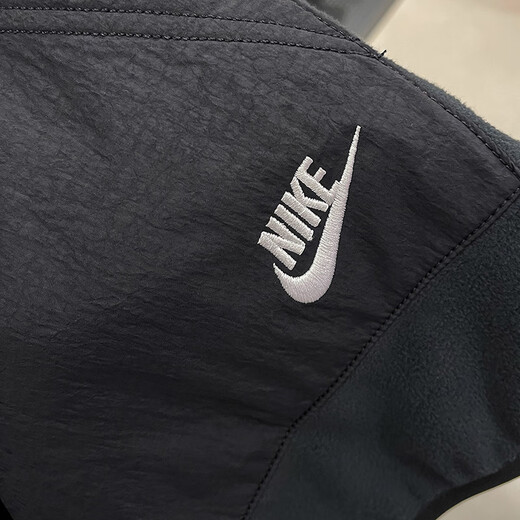 耐克（NIKE） 卫衣外套男士2025春秋季运动服保暖摇粒绒圆领套头衫 DD4855-010黑色 M