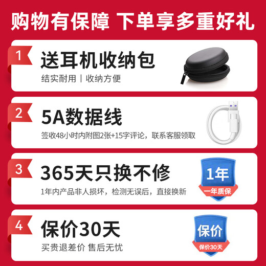 Huawei original Type-C digital wired headset Mate70 Pro 60Pro+ 50 40Pro pura70 80pro p60Pro Nova12Pro mobile phone wired headset CM33 classic version headset [white] included storage bag