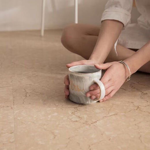 Paiqin Épaississements d'auto-adhésif plancher ciment plancher en cuir étage étanche étanche carreaux de sol autocollant ménageur de plancher résistant à l'usure 6627 en pierre usure résistante 60 * 60 / pièce