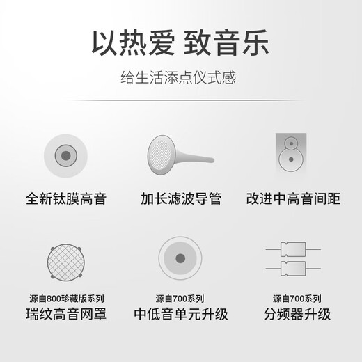 B&W宝华韦健606 S3书架式 音箱 HIFI音响 2.0无源 音箱 高保真 需搭配功放使用  黑色1对