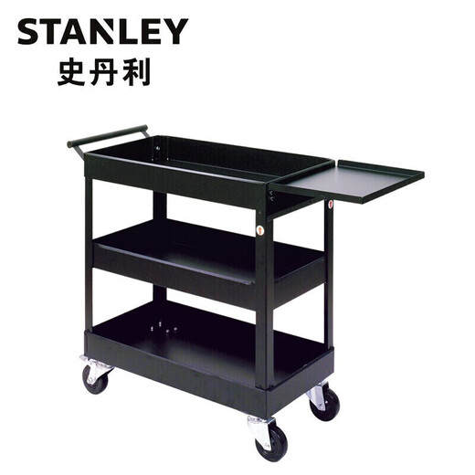 STANLEY multi-purpose tool trolley three-layer auto repair tool trolley black tool trolley 94-194-23