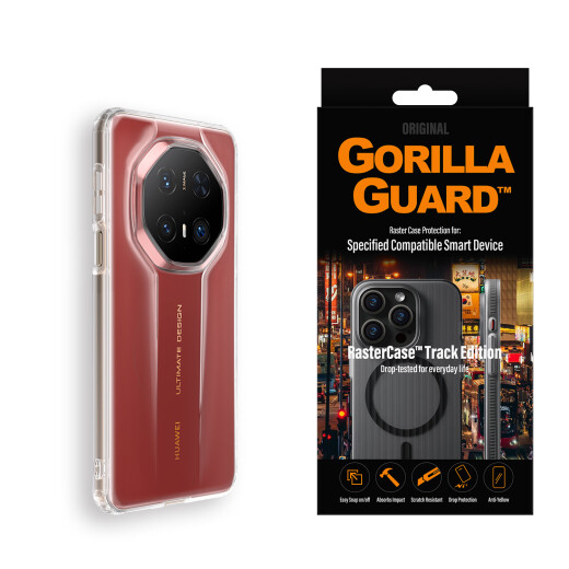 El estuche protector transparente de cristal avanzado de The Apes Guardian es adecuado para la caja de teléfono móvil de Huawei Mate70rs Case de cobertura completa Mate70 Master Master Anti-Fall Silicona Case simple Case transparente Cadena de cordones