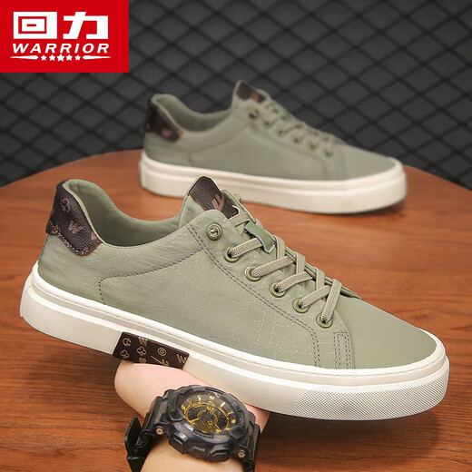 
Warrior shoes men's one foot men's casual shoes soft sole breathable shoes H413T green 42