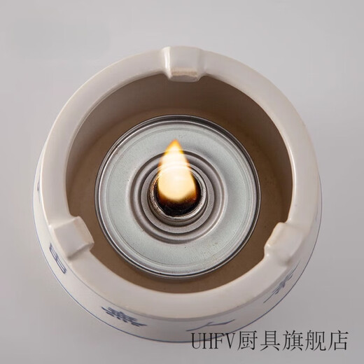 UHFV household insulation plate alcohol lamp environmentally friendly vegetable oil portable disposable small outdoor tea maker Fanshantang alcohol stove single head environmentally friendly alcohol-5 pieces 1 inch