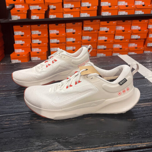Nike (Nike) Chaussures masculines Été Nouvelles baskets Juniper Trail 2 Gore-Tex Tareshing Cross-Country Chaussures HM9734-101 White / GTX Tissu imperméable 43