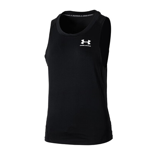 安德玛（Under Armour）官网男装上衣 2025夏季新款休闲篮球训练运动服无袖健身透气背心 1368352-001/轻质透气/现货速发 M M/170/92A