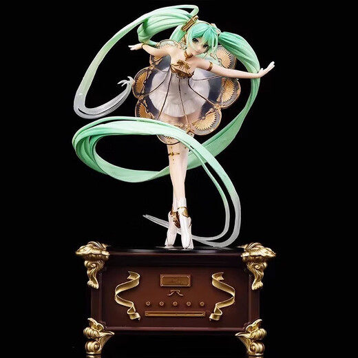 巴倍爱初音未来手办周边miku美少女二次元模型机箱摆件送朋友生日礼物 初音交响乐【30cm】带音乐盒
