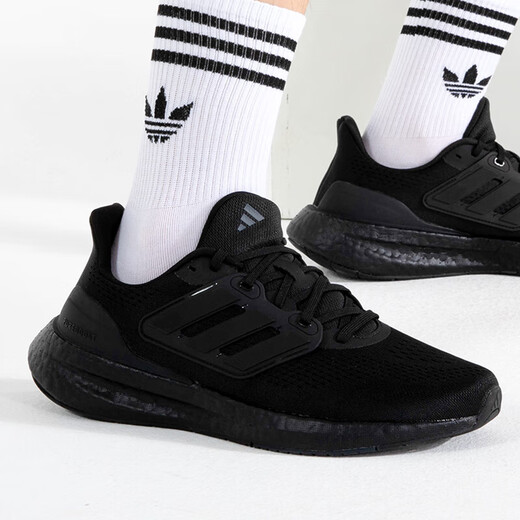 Adidas running shoes men's shoes women's shoes 2025 spring and autumn new PUREBOOST 23 cushioning sneakers light casual shoes IF4840 41
