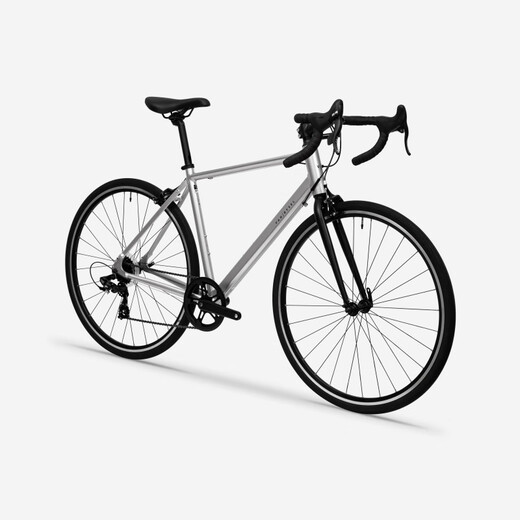 
Decathlon RC100 upgraded road bicycle Van Rysel men and women cycling bicycle Van Rysel silver M size suitable for height 175cm~180cm