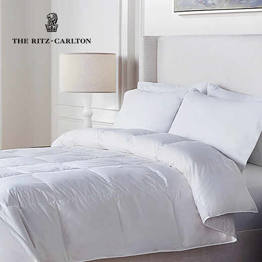 Ritz-Carlton Hotel White Goosevelt Quilt Core Herbst und Winter Down Quilt Single und Double Winter Dicked warme Quilt reines Baumwollfeder und Herbst 220x240 cm (für 1,8 m Bett) 1478G Herbst- und Wintermodell