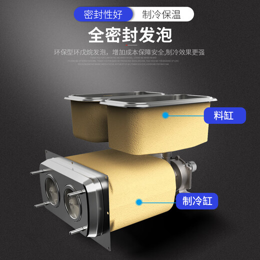Guangshen Electrical Ice Cream Machine Commercial [Mixue Ice City Gleiche Modell] Vollautomatische Eismaschine Eismaschine Sundae Cone Machine Soft Ice Bullet Machine große Ausbeute High-End-Maschine BH728 Dual-System-Eismaschine [Produktion 72L/H]