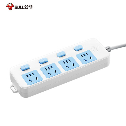Bull (BULL) socket/wire board/plug/row plug/wire board/drag board 4-position sub-control full length 5 meters GN-315