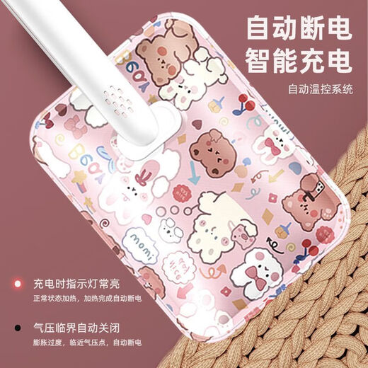 Yangzi hot water bottle rechargeable hand warmer for baby, female hand warmer explosion-proof electric warmer for stomach and quilt, mercerized hot water bottle, special for quilt