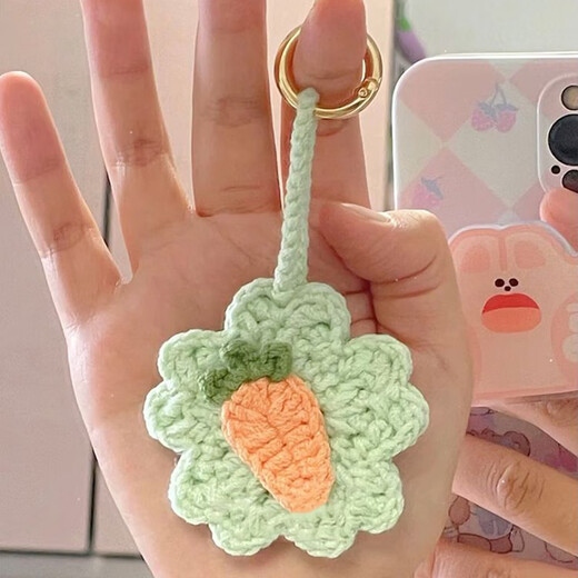 Les débutants de Patila apprennent un matériau de crochet à la main simple paquet en laine en laine en tricot de fleur de fleur de fruits de fruit cadeau pour copine 8 modèles [pack de matériaux]