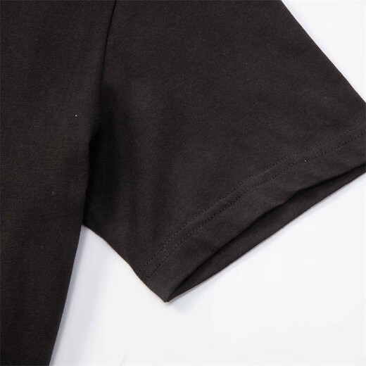 PUMA pure cotton white casual short-sleeved T-shirt men's new summer printed sports top 686396 black-01 M (175/96A)