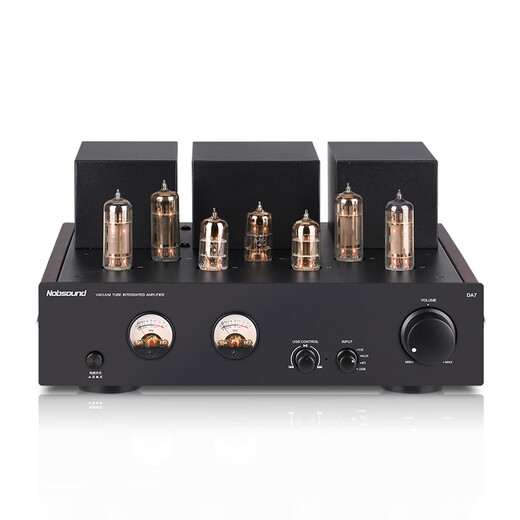 诺普声DA7 蓝牙hifi发烧纯胆机前后级电子管高保真功放机家用音响 黑色