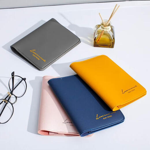 Renjuyi Nordic Life Passport Diese Paket -ID -Kartenluftticketins Internet Promi Aufbewahrung tragbarer Reisetaschen wasserdichte Pfaublau Blau