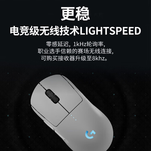 Logitech (G) GPW 4th Generation Suzaku Hawkeye Wireless Gaming Mouse Shit King 4th Generation Lightweight Ergonomic Esports Dual-Mode Mechanical gpw4 Mouse GPW4 Eagle Eye - White + White KDA Anti-Slip Sticker Free Esports Mouse Pad