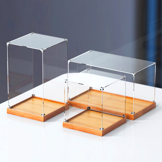 Shimeihui can customize acrylic display box, hand-made dust cover, Lego Gouda building block model, transparent box, toy car storage, length and width 60*40cm, height 50cm