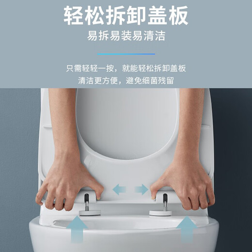 法恩莎（FAENZA） 马桶盖家用通用坐便盖板法恩莎盖板 原装加厚配件FB1668/1655 适配FB1695原厂PP盖板