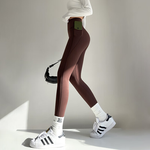 LULU CENTURY Yoga Pants Women's High Waist Hip Lifting Pilates Training Running Sports Tight Quick Drying Professional Bottoming Dance Pants Gray M (100-120Jin Jin equals 0.5kg)