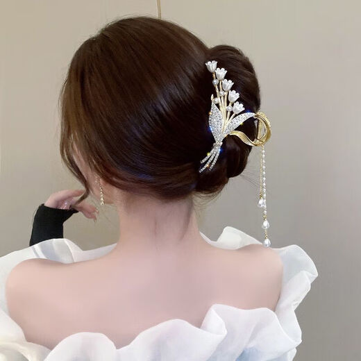古耐发夹头饰女2025款高级感鲨鱼夹抓夹发卡发饰生日礼物送女生实用