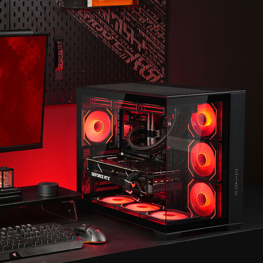 ASUS (ASUS) ASUS ROG family bucket AMD Ryzen R7 7800X3D/R7 9800X3D host barebone AI rendering sea view room desktop computer diy assembly computer 9800X3D barebone + 32G + 5.0 solid state | heavy gunner