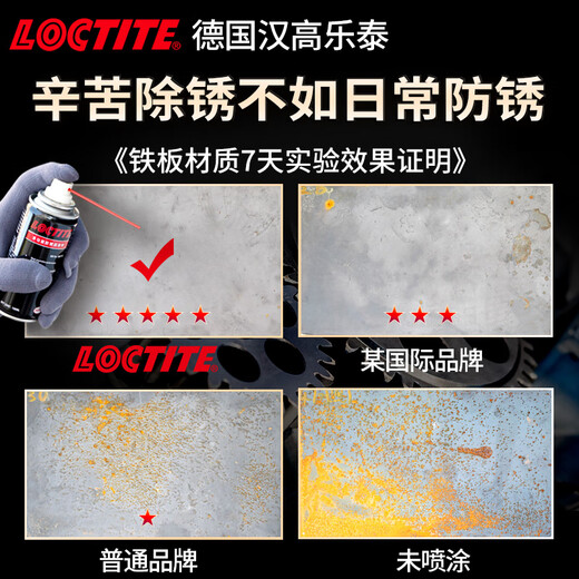 Loctite/loctite German Henkel multi-functional anti-rust agent lubricant maintenance agent throttle window door lock screw rust loosening bicycle cleaning 100ml 2 bottles free 1 bottle of the same style to get 3 bottles long-lasting anti-rust lubrication and noise elimination