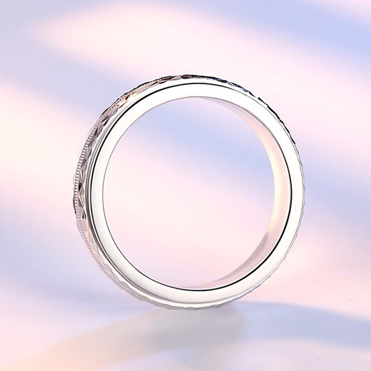 Chinese gold fortune-turning silver ring men's turnable closed tail ring boy's birthday gift for boyfriend and husband anniversary fortune-telling ring No. 20 - Jingsuda