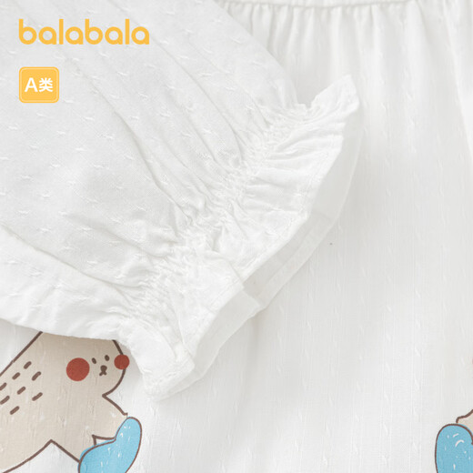 Balabala baby shirt, baby top, thin girls' clothes, autumn clothes, sweet, exquisite and fashionable 208324102001