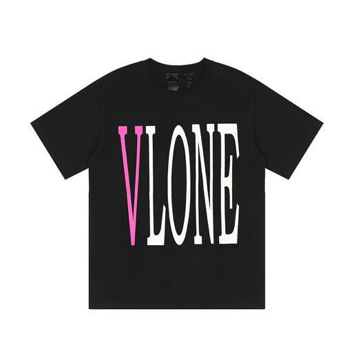 Zhidou Dou American Modemarke Vlon Jerry Big gegen kurzärmelige Nebel High Street Halbärmelige Paar Ins Sommer VTG Style T-Shirt 6187-Blacks-Code empfohlen 90-110jin [Jin gleich 0,5 kg]