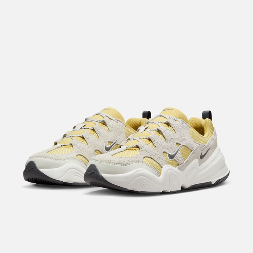 耐克（NIKE）TECH HERA女子运动鞋夏季老爹鞋刺绣时尚增高DR9761 700土星金/铁灰/浅骨色/幻影灰 35.5