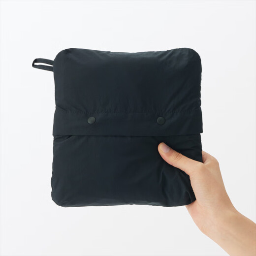 无印良品 MUJI 男式 便携 夹克 男士外套春季款男装 西装小西服AD0VAA4S 黑色 L (175/100A)