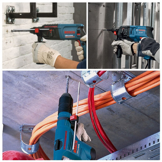 Bosch four-pit 1 series electric hammer drill bit SDS-plus round handle can penetrate the wall reinforced concrete impact drill bit 4MM total length 110MM