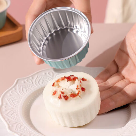 Shi Jin Fa Cake Mold Steamer Rice Cake Thickening Household Fermented Rice Cake Steamed Rice Cake Small Cake Baking Tool Cow Color Rice Cake Mold 10 Pieces