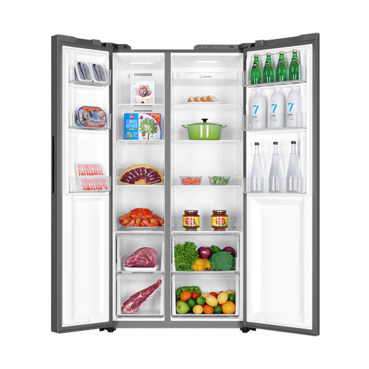 Haier (Haier) 538L side-by-side refrigerator frequency conversion 1 level 90 door hovering DEO odor purification sterilization large capacity BCD-538WGHSSEDBK national subsidy