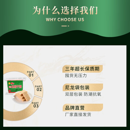 特种兵761压缩饼干 干粮家庭应急储备食品户外代餐饱腹即食充饥抗饿 761型200g*20包纸箱装4kg