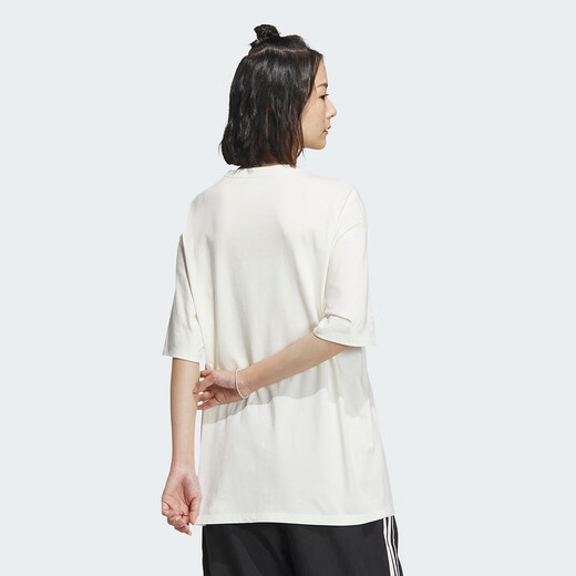 Adidas 阿迪达斯  SMR GFX TEE SS三叶草夏女子运动短袖T恤T桖 IW6296 2XL