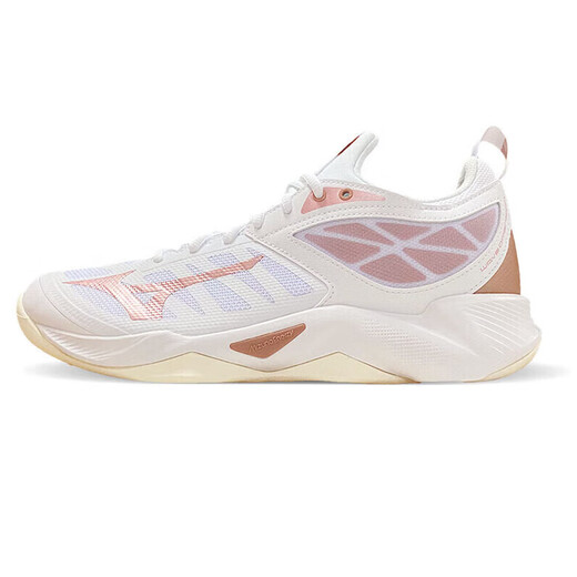 Mizuno (MIZUNO) volleyball shoes WAVE DIMENSION men's and women's competition comprehensive training sports shoes official flagship V1GA224096 white red 2024 new style 42.5