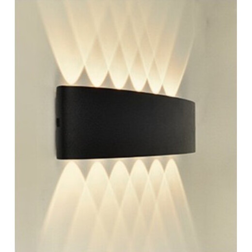 Yilin outdoor wall light up and down light-emitting exterior wall light minimalist led outdoor lighting double-headed courtyard waterproof wall light B15-12W three-color dimming W+WW