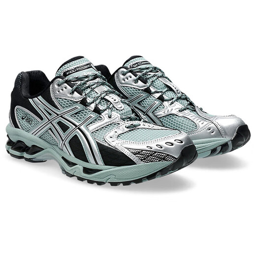 Asics GEL-NIMBUS 10.1 Breathable, comfortable, lightweight, cushioned 24 new models for men and women sports shoes Mist green/black 1203A543.400 Standard 43.5/US9.5