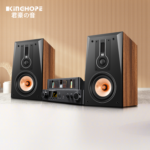 Kinghope Junhao Sound A-6 Трехточечная тройная тройная лихорадка для дыхательной машины Bluetooth USB без потерь Audio Set усилитель Hifi Fever Commine Audio A8 Home Bookfelf Speaker A6 Динамик + 80 дыхательная машина (8 дыхательная машина)