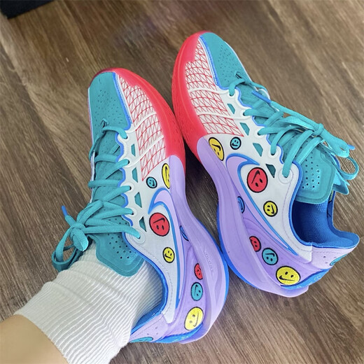 Nike Air Zoom GT. CUT 3 Asw Ep All-Star Practical Shoes Absorbing, Anti-Slip, Wear-Resistant Low-Top Basketball Shoes HJ6630-900 Purple Blue 42.5