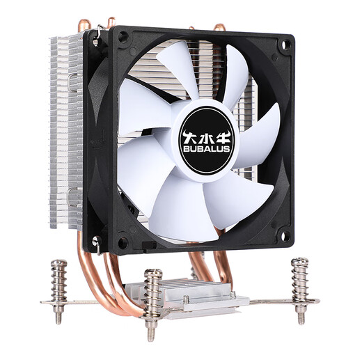 Радиатор процессора BUBALUS T22 (2 тепловые трубки/мультиплатформенность Intel/поддержка матового вентилятора 1700/9 см/замок для легкой установки/воздушное охлаждение корпуса компьютера)