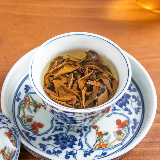 ZHENGLIANYING Tangerine Peel White Tea 2015 Gongmei Xinhui Tangerine Peel Pressed Tangerine Peel White 900g (5 pieces gift bag + stew teapot